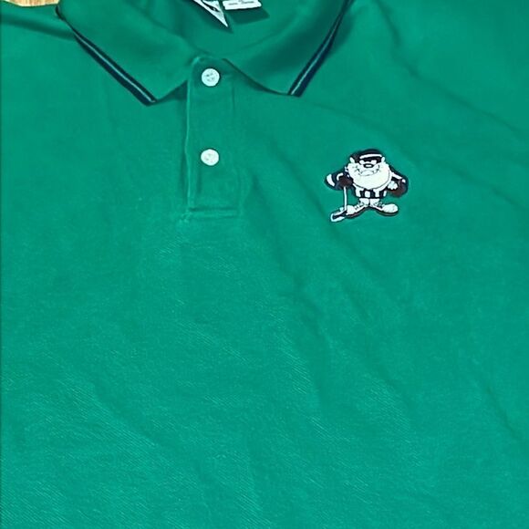 Vintage Looney Tunes Classic GOLF Polo, Taz, Tazmanian Devil, green, XL - Picture 2 of 6